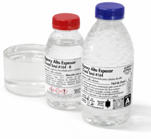 Sistema epóxico para coladas de alto espesor, resina transparente de alta profundidad para manualidades y encapsulados