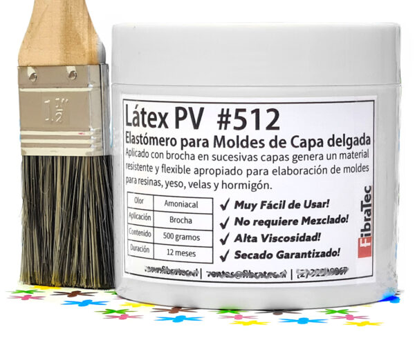 Látex prevulcanizado para moldes y máscaras