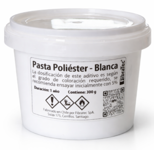 Pasta poliéster blanca pigmentaria para resinas gelcoat y viniléster Fibratec